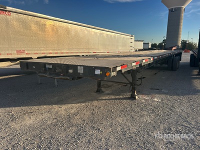 2004 Fontaine TP-4-4881SLW 48 ft T/A Extendable Remorque à plateau