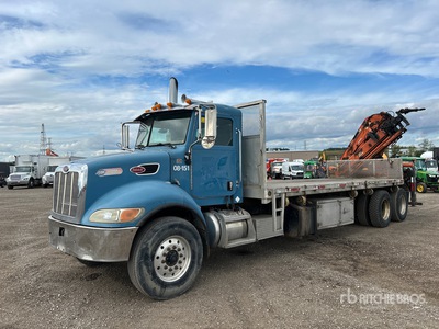 Terex 2402EA5 4520 kg Knuckle Boom on 2008 Peterbilt 6x4 Camión Grúa