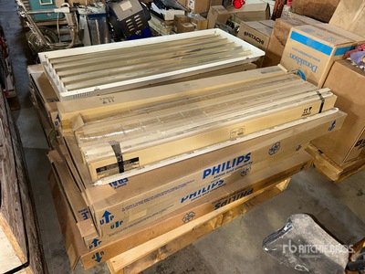 Quantity of (10) Multi Lamp Florescent Fixture
