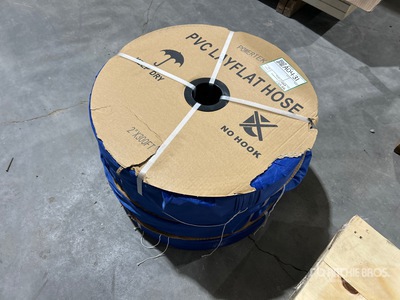 Quantity of (4) 2026 Powertek 2"-300FT PVC Layflat Water Hose (Unused)
