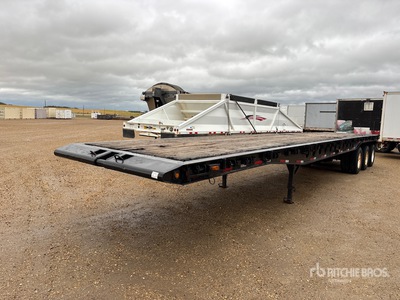 1995 Alco 49 ft Tri/A Flatbed Remorque pour champ pétrolifère
