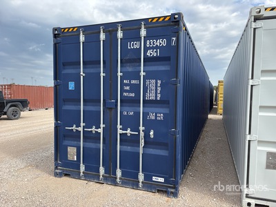 40 ft High Cube Lagercontainer
