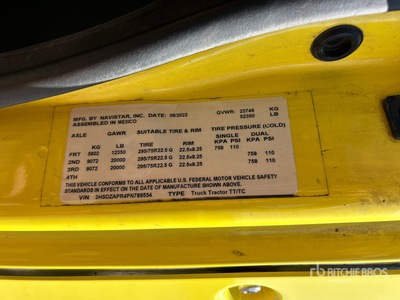 2023 International LT625 6x4 Tracteur routier
