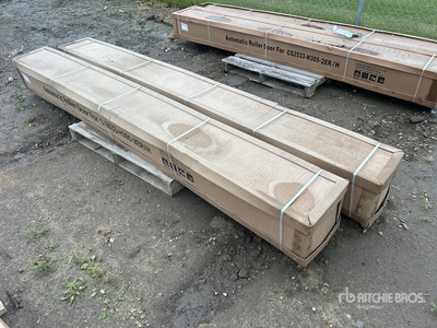 Quantity of (2) 8.6 x 8.6 ft Roll Up Electric Overhead Doors