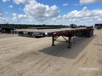 2009 Lode King PFD 53-3 53 ft Tri/A مقطورة مسطحة