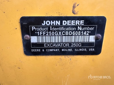 2012 John Deere 250G LC Tracked Excavator
