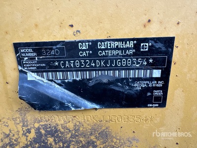 2007 Cat 324 DL Tracked Excavator (Inoperable)