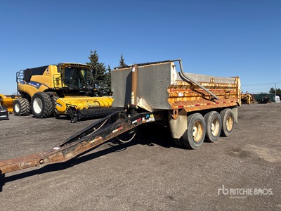 2018 Renn 17 ft Tri/A Drawbar Pup Remorque à benne basculante arrière