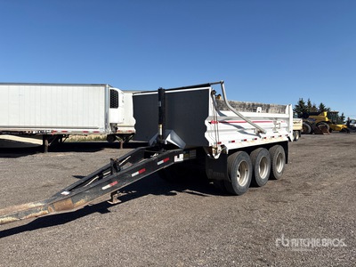 2022 Renn SL1700 17 ft Tri/A Pup Pup Dump Trailer