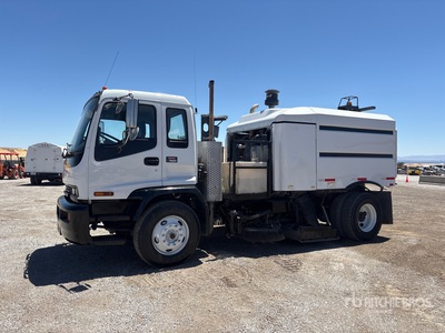 2010 Elgin Series J on 2009 GMC T7500 Sweeper Truck