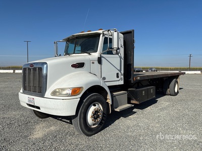 2014 Peterbilt 337 4x2 Flatbed Truck
