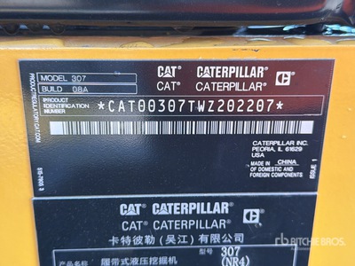 2026 Cat 307 Miniexcavadora (Sin Usar) / حفارة بجنزير (Unused)