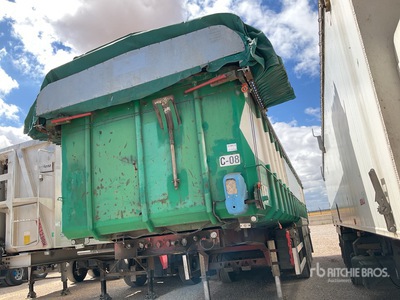 2007 Lecinena CH9700 Tri/A End Dump Trailer
