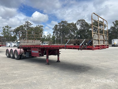 2010 Topstart 7.2 m Tri/A B-Double Lead Oplegger