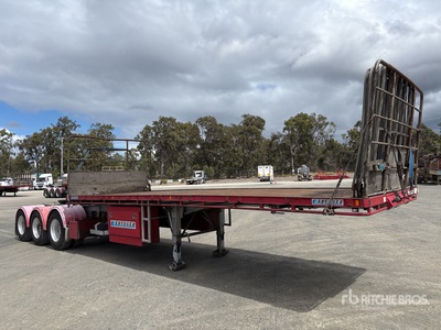 2018 Krueger 7.2 m Tri/A B-Double Lead Oplegger