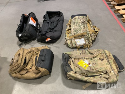 (3) Deployment Bags, (1) Duffel Bag, (3) Individual Bags & Assorted Items