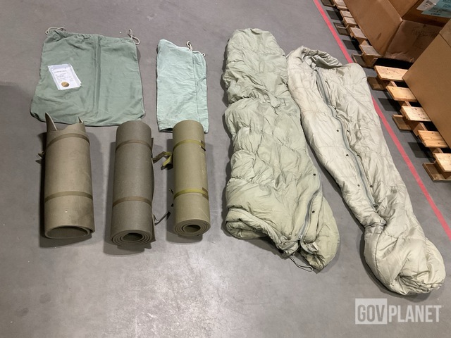 (23) Sleeping Bags, (24) Barracks Bags, (10) Sleeping Mats & Assorted Items