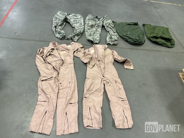 (14) Clothing Bags, (2) Pairs of Coveralls & Assorted Items