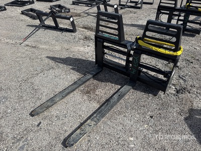 All-Star 48 in Hydraulic Positioner Skid Steer Forks (Unused)