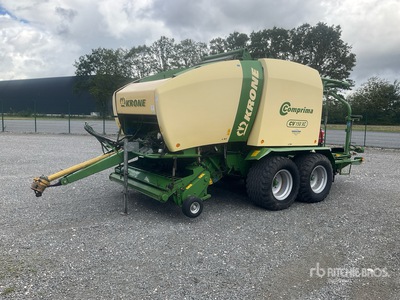 2008 Krone Comprima CV150XC Combination Baler Wrapper