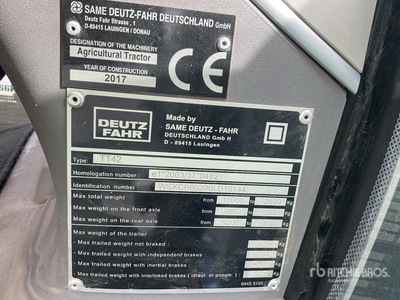 2018 Deutz-Fahr 6185 RCV Shift 4WD-tractor