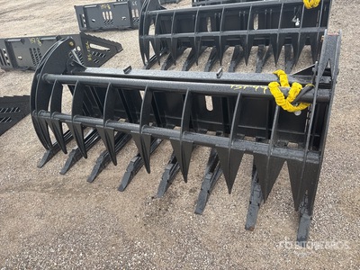 All-Star 84 in Skid Steer Root Rake (Unused)