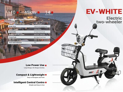 2026 EV-WHITE Electric スクーター (Unused)