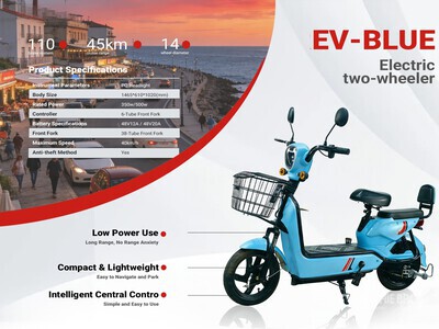 2026 EV-BLUE Electric スクーター (Unused)
