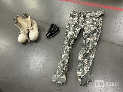 (5) Pairs of Boots, (24) Trousers, (8) Hand Tools & Assorted Items
