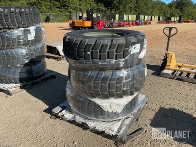 (3) Michelin 15.5/80R20 Tires w/Wheels