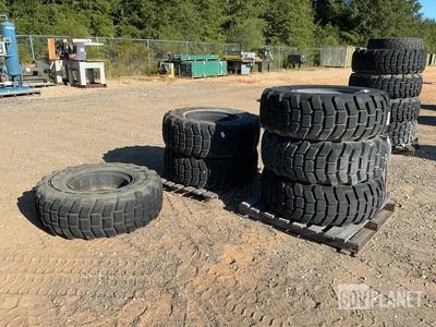(6) Michelin 15.5/80R20 Tires w/Wheels