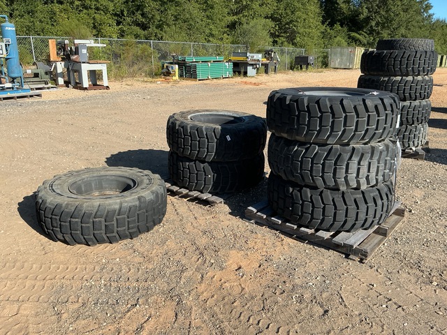 (6) Michelin 15.5/80R20 Tires w/Wheels