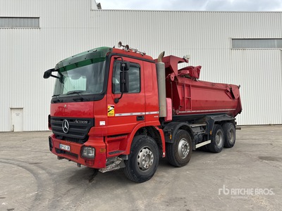 2008 Mercedes-Benz Actros 8x4 Camion Benne Camion à benne basculante Tri/E