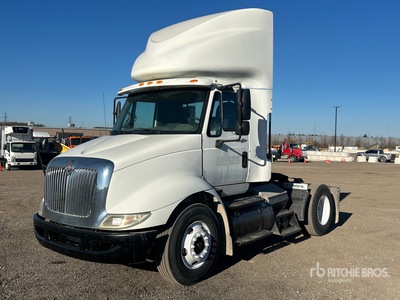 2010 International 8600 SBA 4x2 Transstar Day Cab Truck Tractor