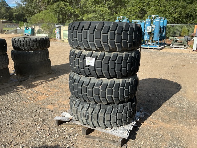 (4) Michelin 15.5/80R20 Tires w/Wheels
