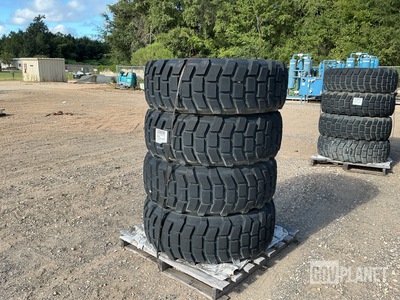 (4) Michelin 15.5/80R20 Tires w/Wheels