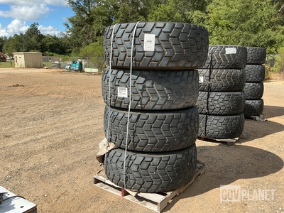 (4) Sand Trail 450/80R20 M.O.V. Tires w/Wheels