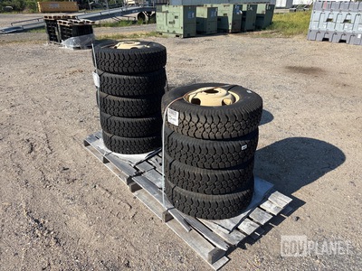 (9) Goodyear LT235/85R16 Tires w/Wheels