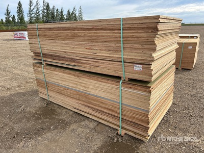 Quantity of (80) 4 ft x 8 ft x 3/4 in CSP/DFP No Stamp Plywood (Unused)