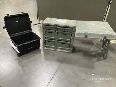 (4) Pelican iM2750 Storm Cases & (1) Field Desk