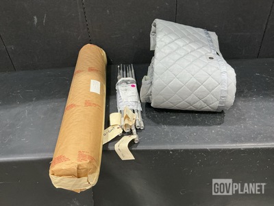 (1) Sound Blanket, (12) Sheets of Rubber, (7) Rods & Assorted Items