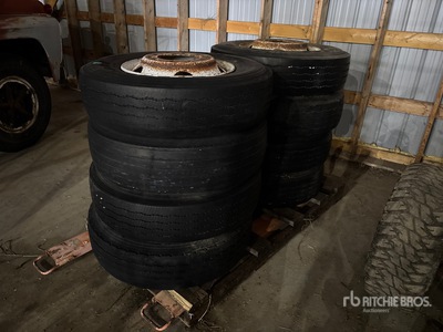 Quantity of (8) Firestone 295/75R22.5 Neumáticos
