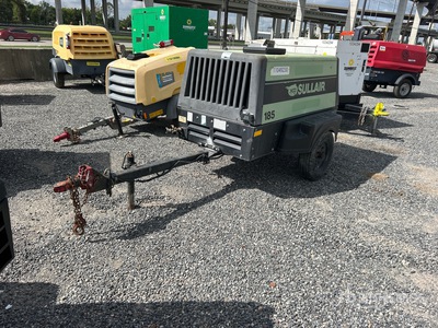 2020 Sullair 185 105 cfm Mobile コンプレッサー