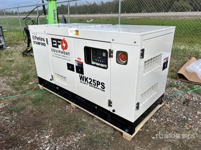 2026 Equipment Factory Direct WK-P25GF 25 kVA Skid-Mounted Generatore (Unused)