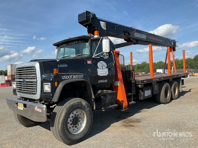 Simon-Ro TC - 3874 38000 lb on 1993 Ford LT9000 4x4 Boom Truck