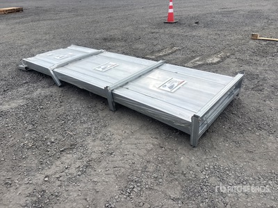 Quantity of (200) 2026 STARVOX S3048Y Corrugated Steel Panels (Silver) (Unused)