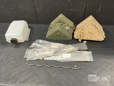 (1) Overflow Radiator Tank, (135) Metal Moldings & Assorted Items