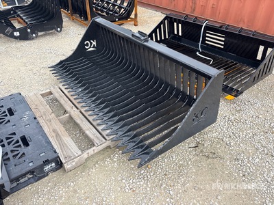 Kit Containers QT-SB-L76-V3 76 in Skeleton Skid Steer Bucket (Unused)