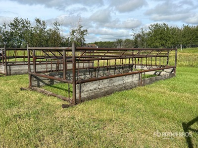 20 ft x 8 ft Bale Livestock Feeder