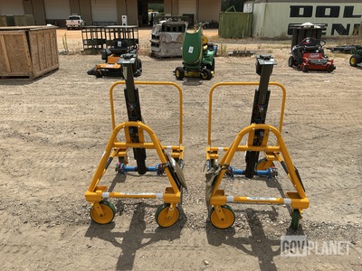 (2) Equipment & Supply NESD-1 Aircraft Ejection Seat Transportation Dollies